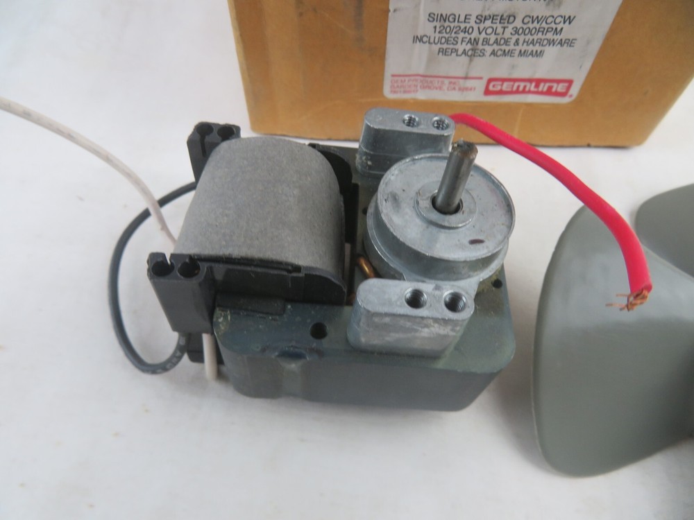 Gemline EM675 Dual Voltage Utility Fan Motor kit