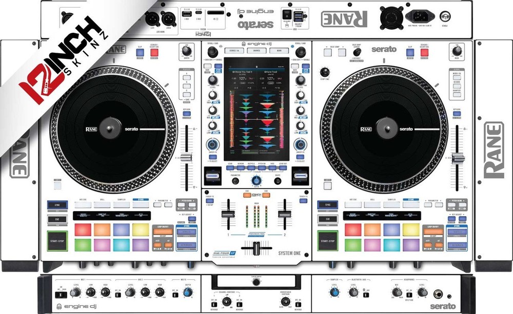 Rane System One Skin - White/Grey