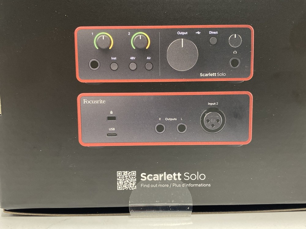 Focusrite Audio Interface Scarlett (4th Generation) Solo USB