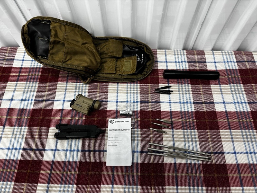 GERBER COMBAT ENGINEERS KIT EOD TOOL SET WITH STREAMLIGHT SIDEWINDER COMPACT II