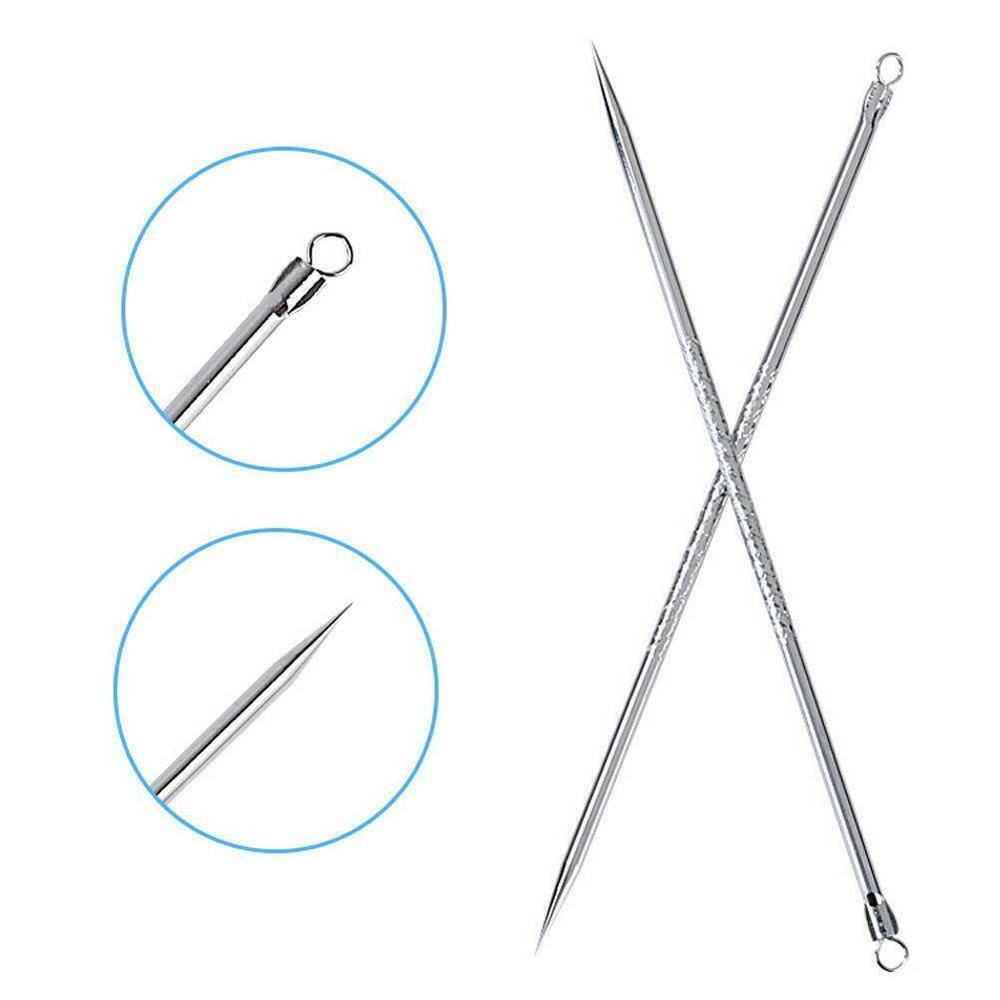 2pcs Acne Needle Removal Kit Whitehead & Blackhead Remover, Pimple Extractor