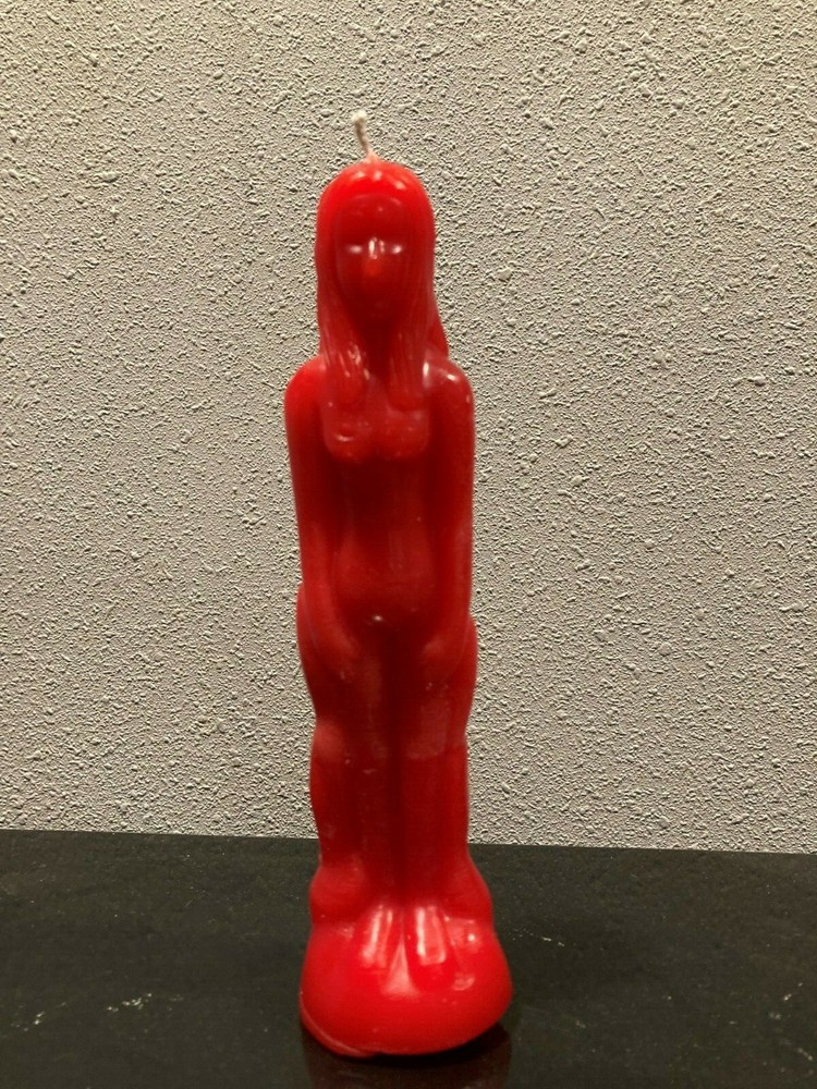 Handmade Spell Candle - Female - Red