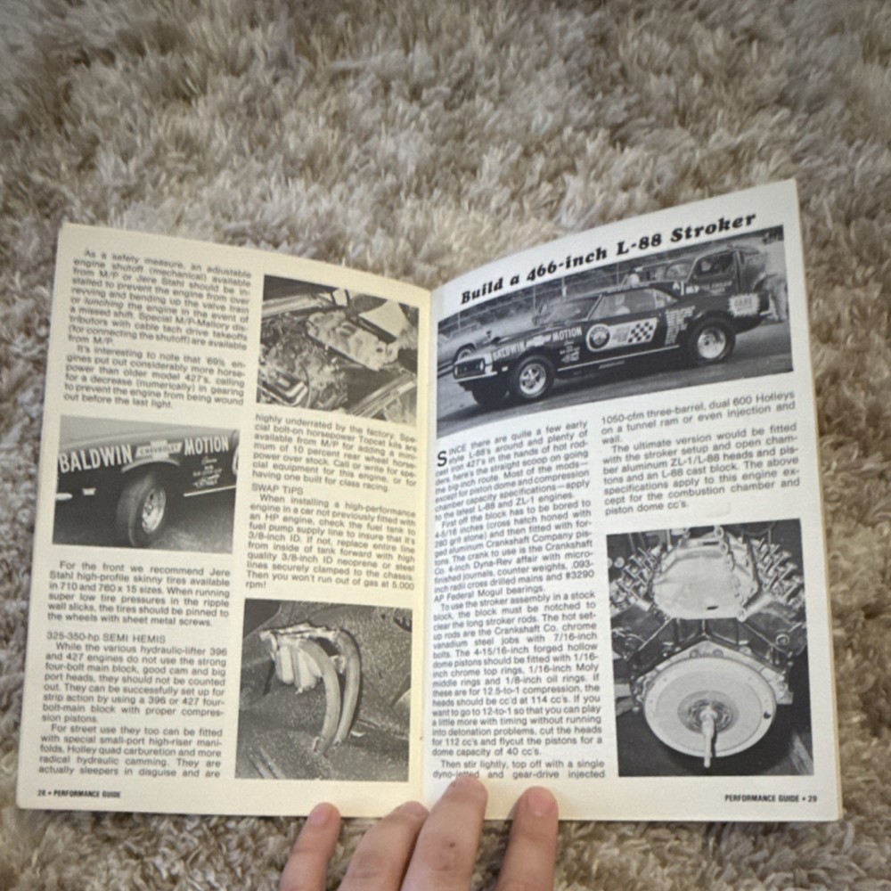 Chevy Performance Guide & Catalog 302 327 396 427 Revised Edition
