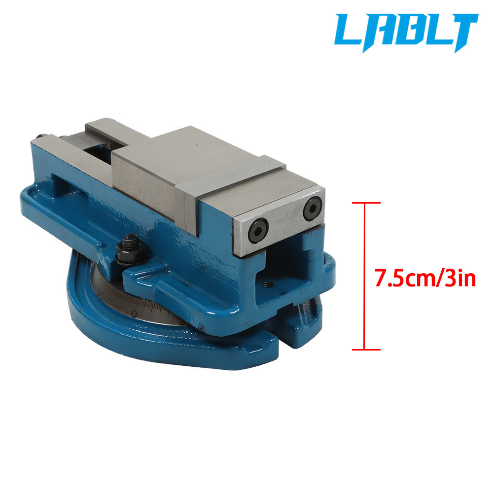 LABLT 2" Precision Mill Vise 360 Degree Swiveling Base Replacement for Shaping