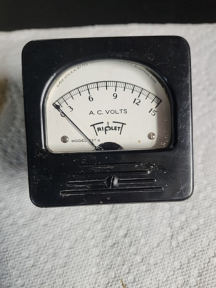 A.C. Volts Triplet Model 337-a Gauge