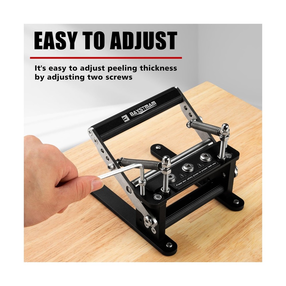 Leather Skiver Leather Splitter with Pulling Handle,Leather Peeling... Fast Ship