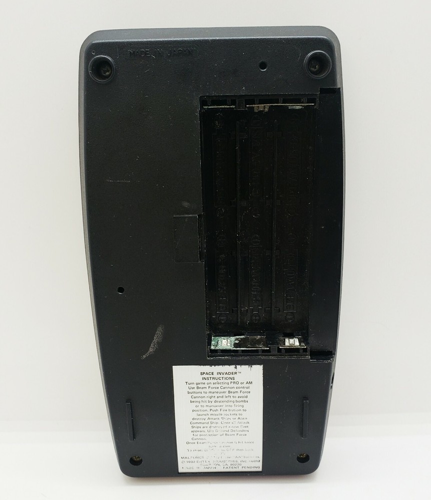 SPACE INVADER - ENTEX ELECTRONICS GAME MISSING BATTERY DOOR AS-IS Part Unit