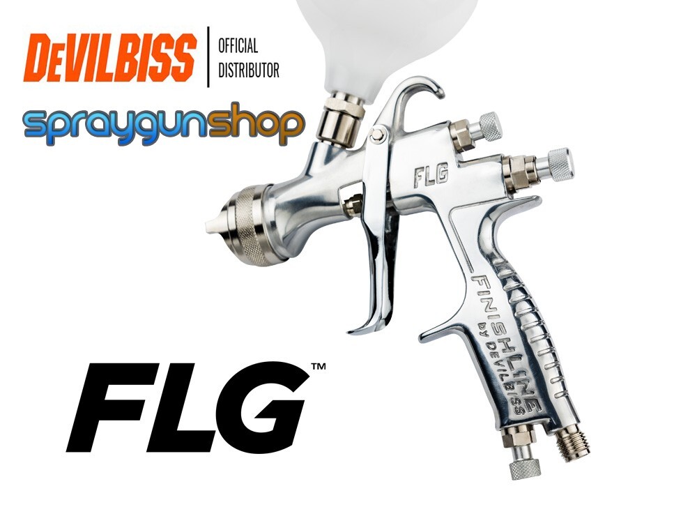 DeVilbiss - FLG5 1.8mm Setup Gravity Feed Spraygun and Cup