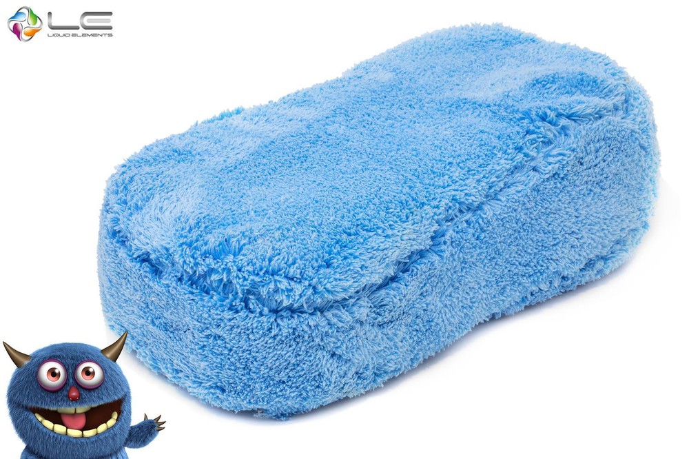 Microfiber Washing Sponge Sponge Liquid Elements Monster Pad