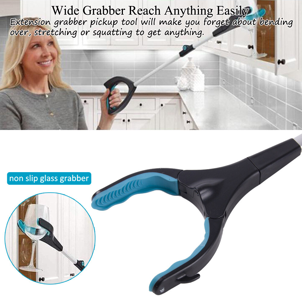 32" Foldable Grabber Reacher Tool For Elderly Pick Up Stick Garbage Trash Picker