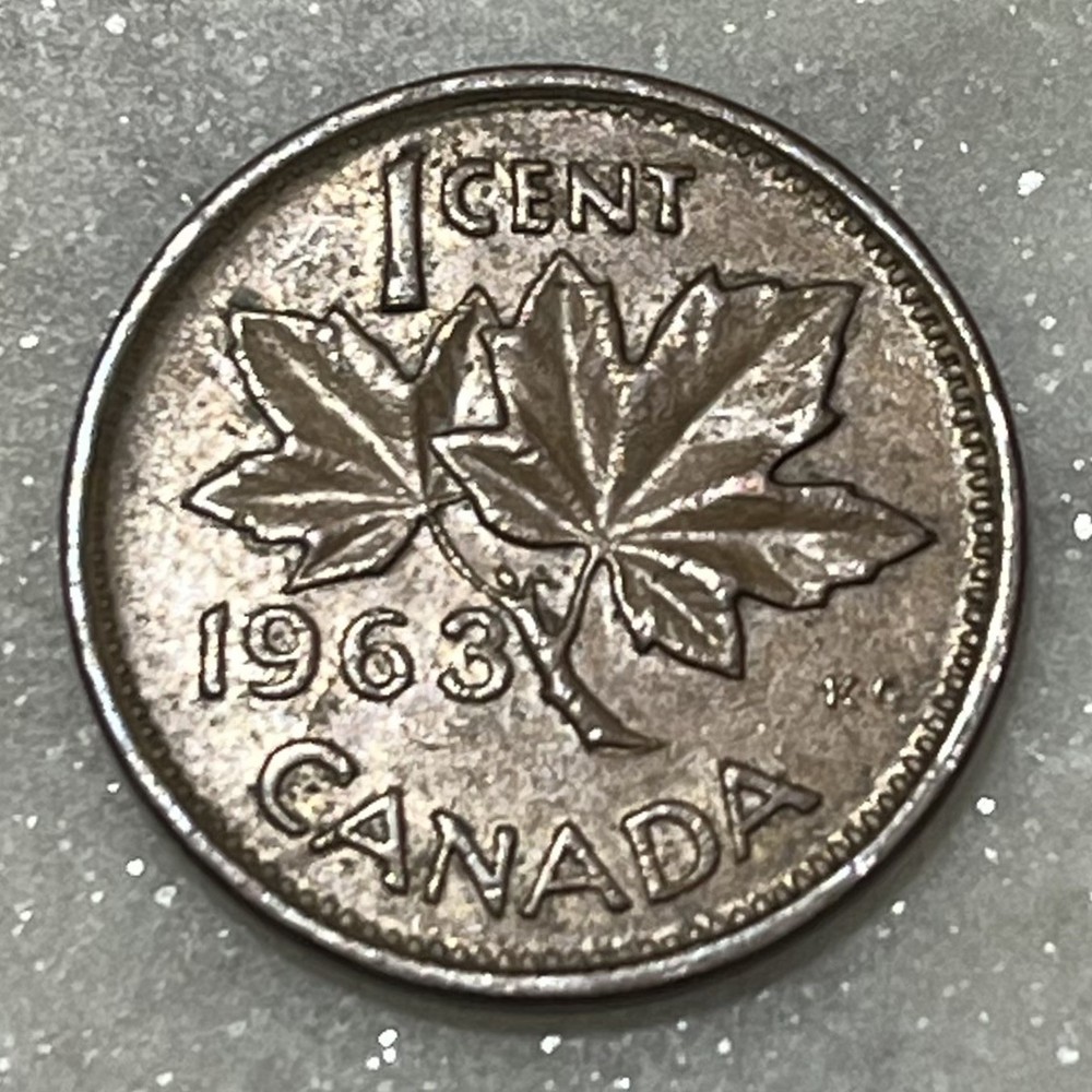 1963 | Canada - 1 Cent coin XF