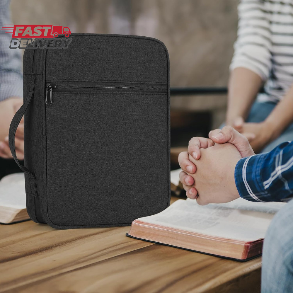 Bible Covers - Stylish Bible Covers - Bible Case with Durable Handle and Strap -