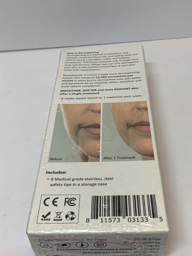Michael Todd Beauty SONICSMOOTH 8 Safety Tips Replacement Kit Microderm NEW