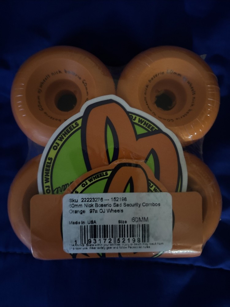 60 mm OJ Wheels Nick Boserio Sad Security Combos, 97a