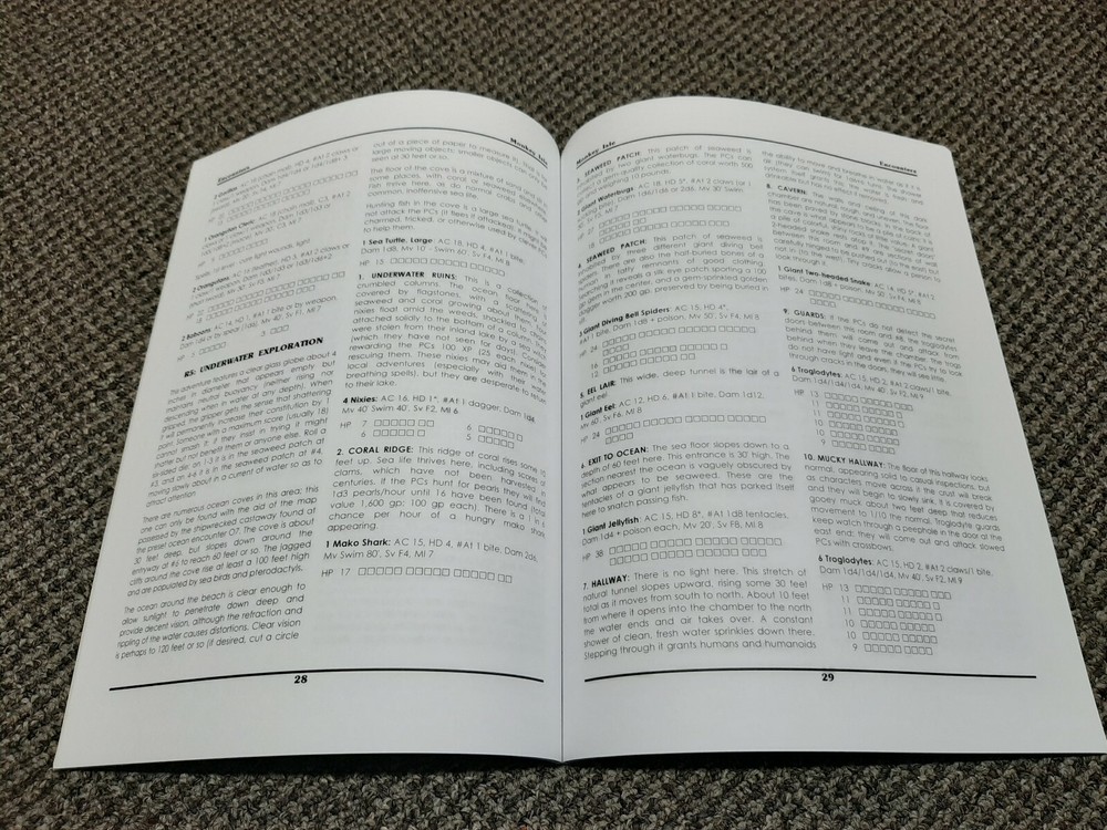 Monkey Isle - Basic Fantasy JN2 / Dungeons & Dragons / OSR