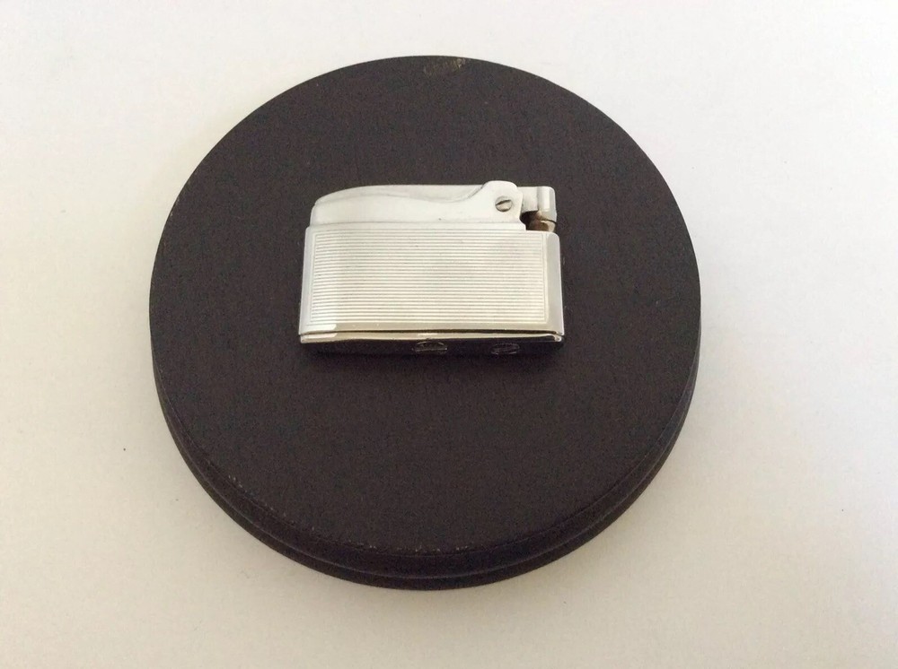 Vintage Ronson Venus Silver Lighter~Floral Etch Ready For Engraving