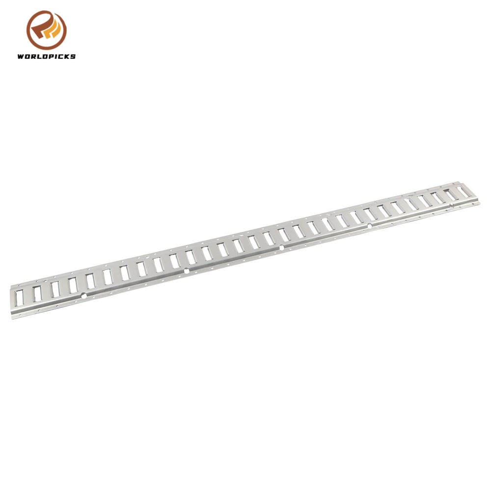 5' E Track Tie Down Rail 6 Pieces, Silver Galvanized, Universal Cargo Rail