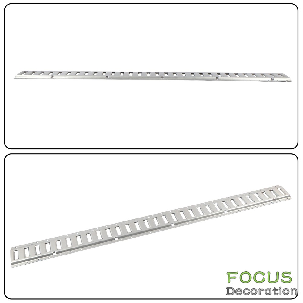 Flexible 6 Pack 5' E Track Tie Down Rail System Silver Heavy Loads Secure Cargo