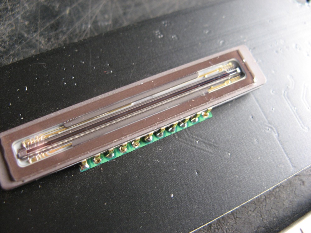 CCD LINEAR IMAGE SENSOR 9x50mm w DRIVER CIRCUIT BOARD HOU-29500