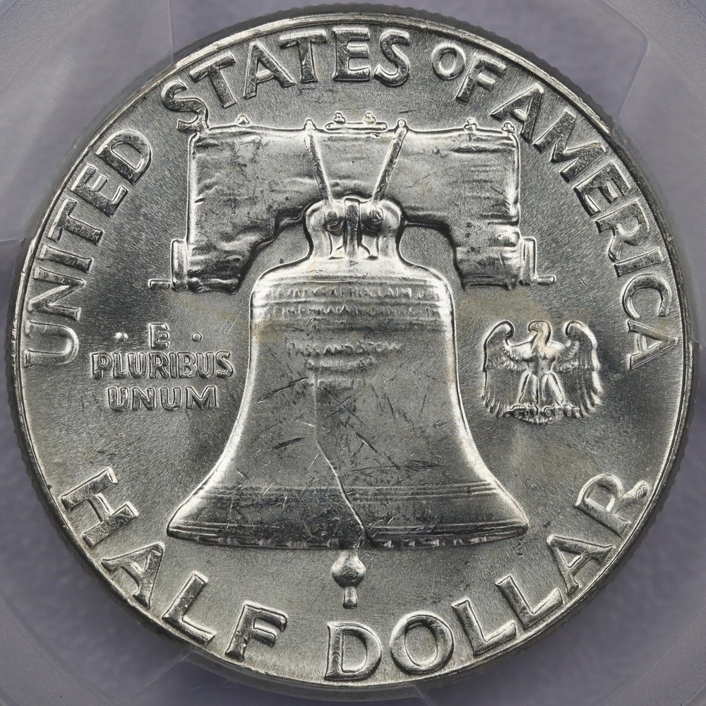 1961 50C Franklin Half Dollar - PCGS MS 65
