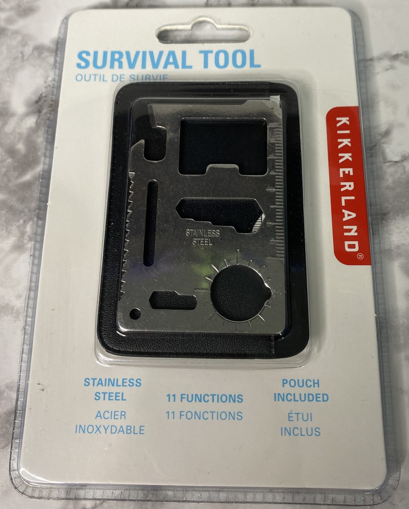 SURVIVAL TOOL KIKKERLAND Metal With Pouch