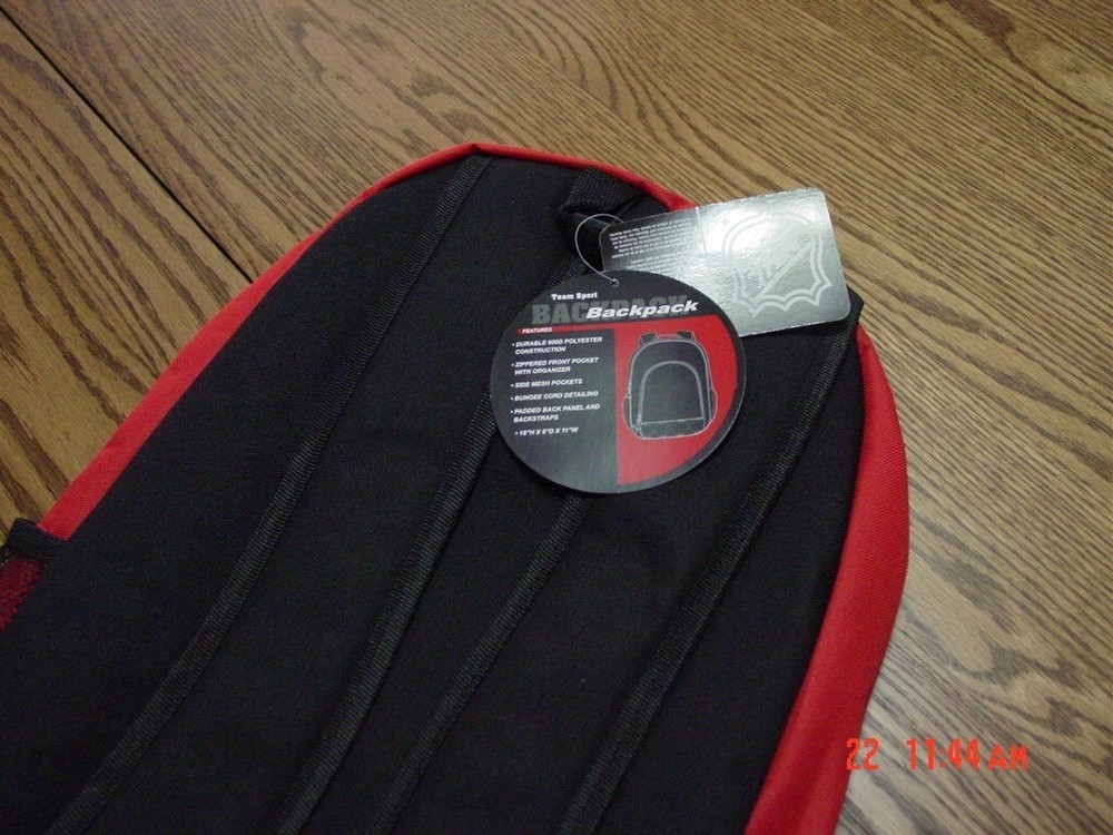 NWT Detroit Red Wings Backpack by NHL