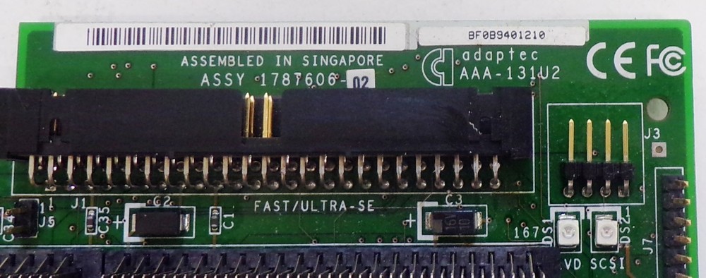 ADAPTEC RAID CARD AAA-131U2