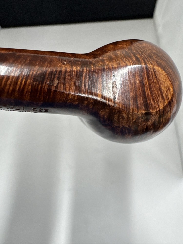 Brigham Algonquin Two Dot Volcano Bent 236 Briar Tobacco Pipe - New