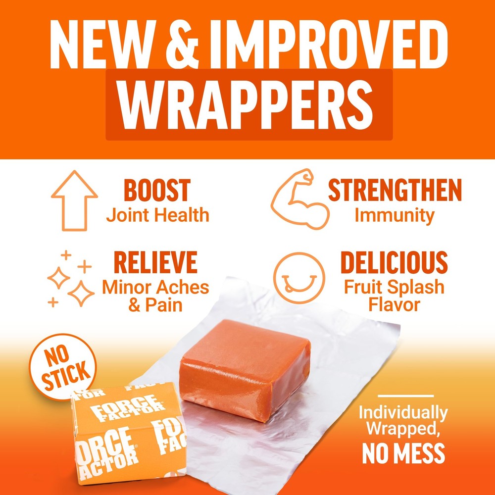 Support Joint Flexibility - Force Factor Turmeric Curcumin 180 Chews