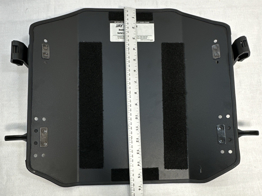 Jay Basic Postural Back Rest + Cushion & Mounting Hardware 17" W X 16" H 3306FC