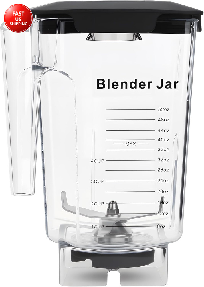 90 Oz Replacement Jar Compatible with Blendtec Blender, Container Pitcher Fits A