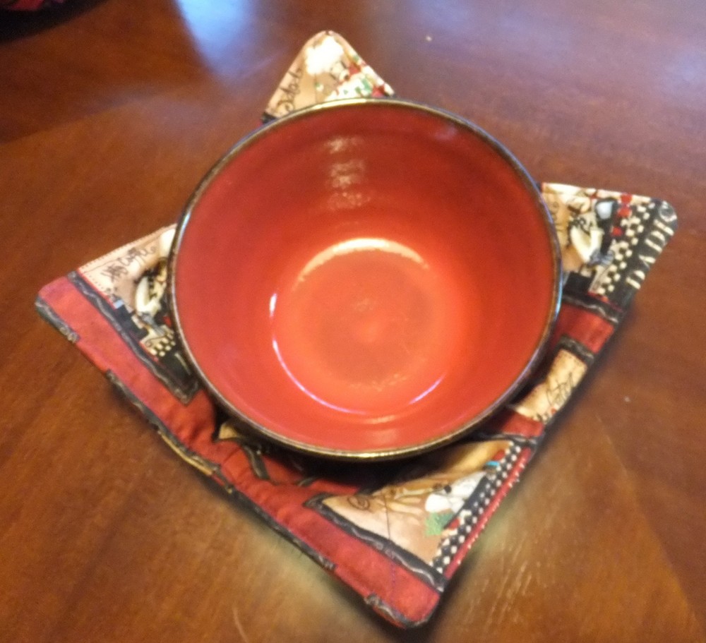 Microwave Bowl Holder - Chef Print
