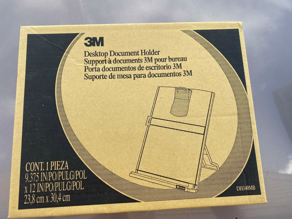 3M MOBILE INTERACTIVE SOLUTION DH340MB DESKTOP DOCUMENT HOLDER