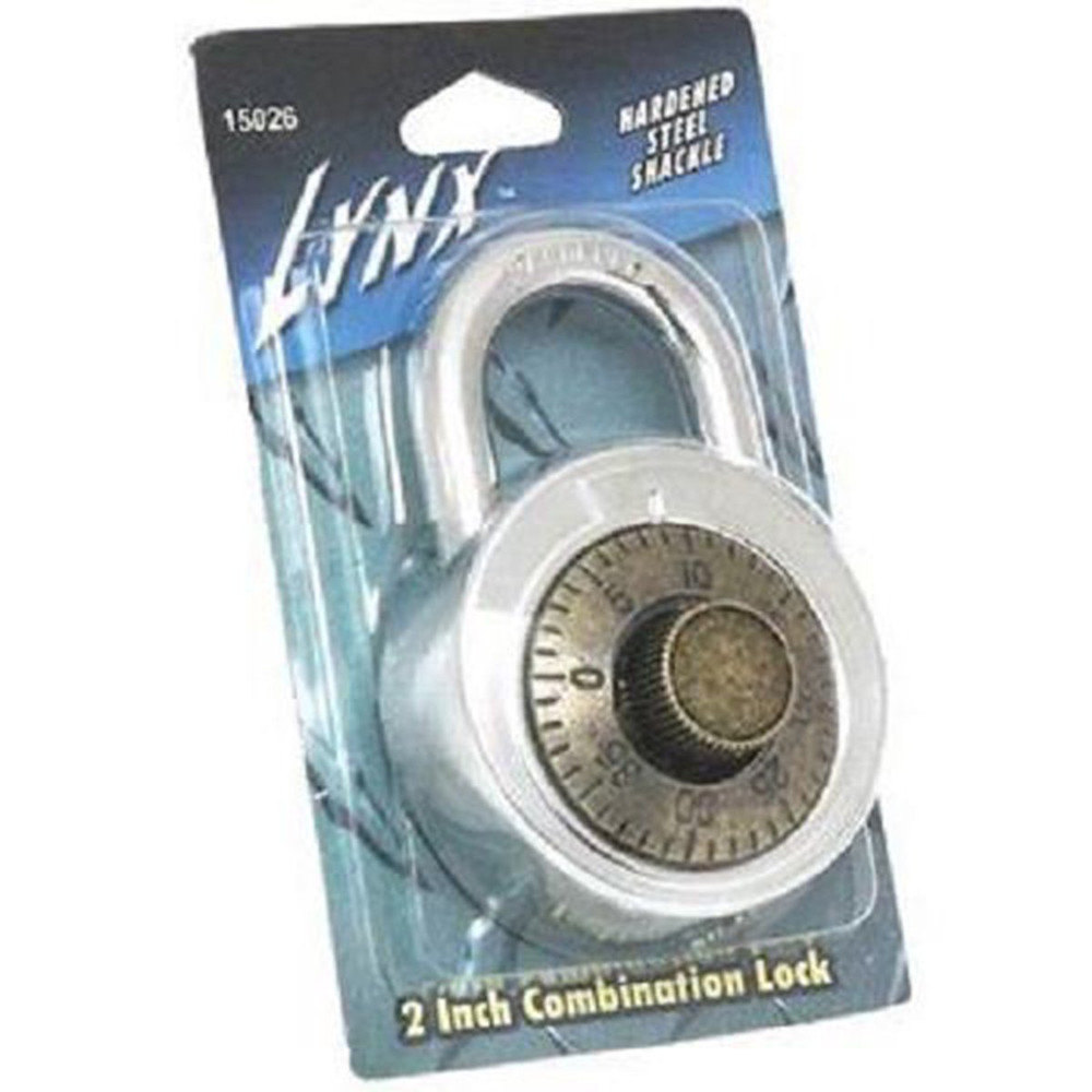 Lynx Combination Padlock 2 Inch, 1 Count (LOCK)