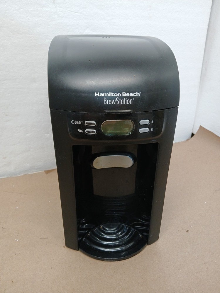 Hamilton Beach BrewStation Coffee Maker 48274 Black 12 Cup Programmable Tested