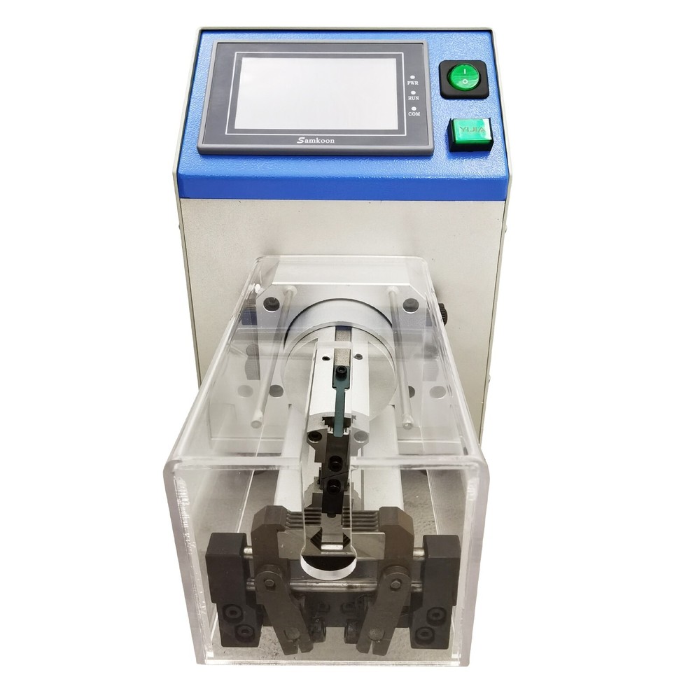 110V Semi-automatic Coaxial Wire Stripping Machine Multi-layer Rotary Stripper