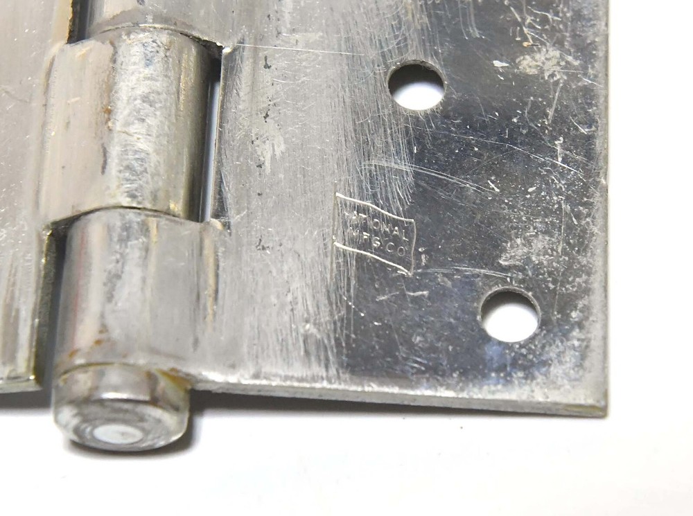 2 METAL HINGES 4 X 4