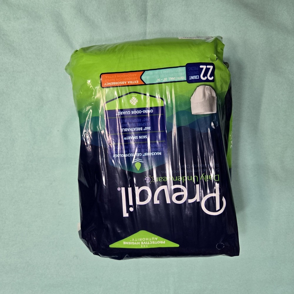 Prevail Daily Underwear Small Medium 22ct 2 Pack MaxSorb Extra Absorbency Adult