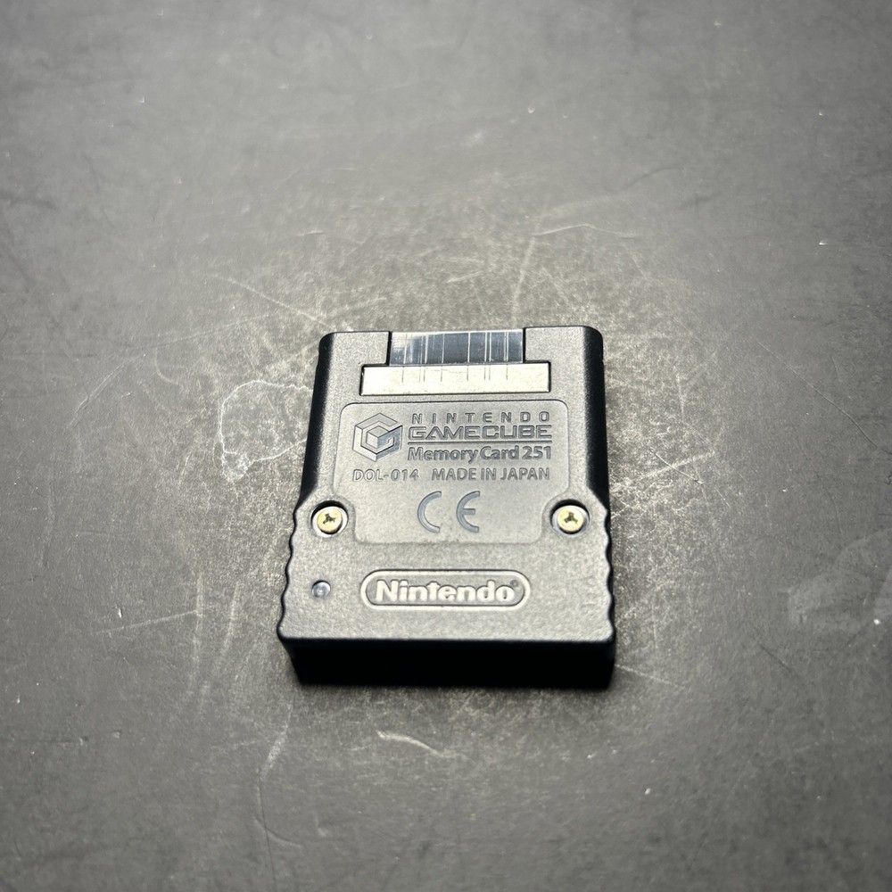 Official Nintendo Gamecube Memory Card 251 Blocks DOL-014 Authentic OEM Tested!