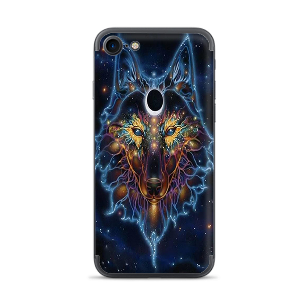 Apple iPhone 7 / 8 Skins Decal Wrap Wolf Dreamcatcher Color