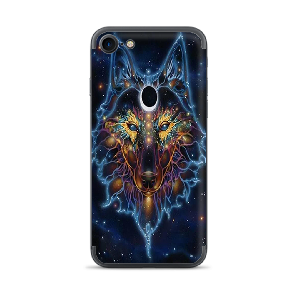 Apple iPhone 7 / 8 Skins Decal Wrap Wolf Dreamcatcher Color