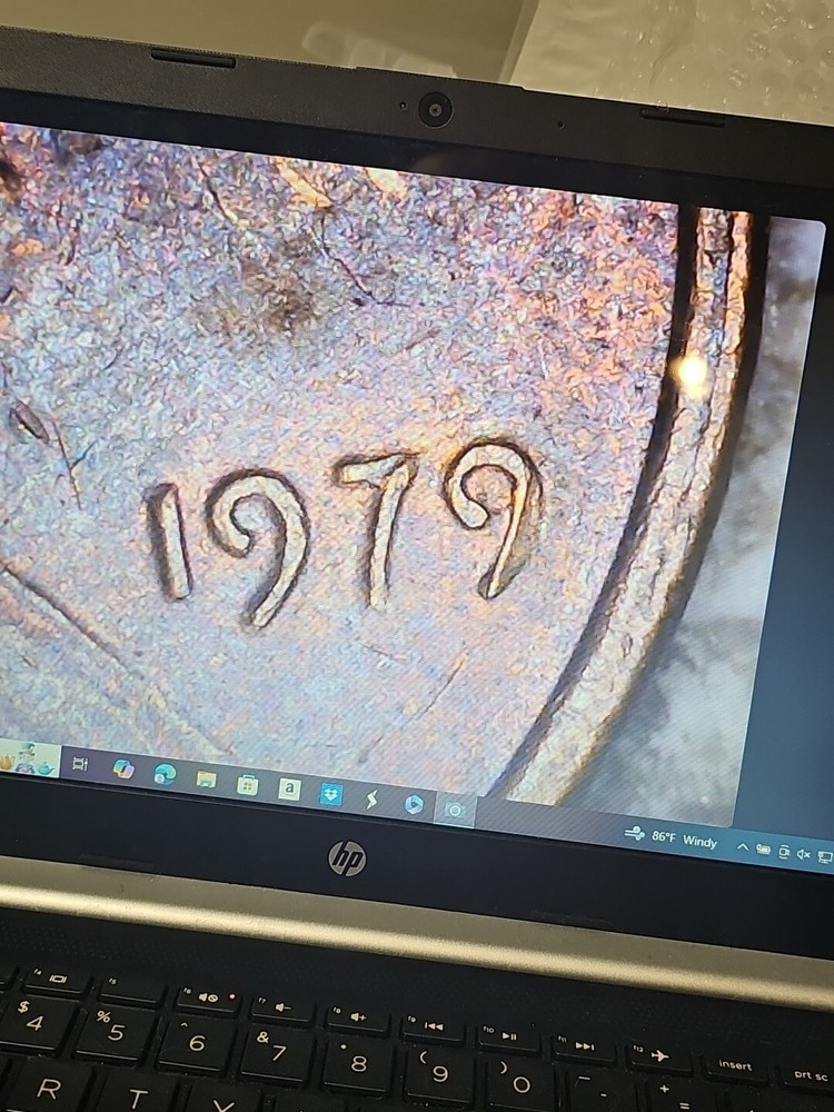 1979 Lincoln Memorial cent error, Date Error
