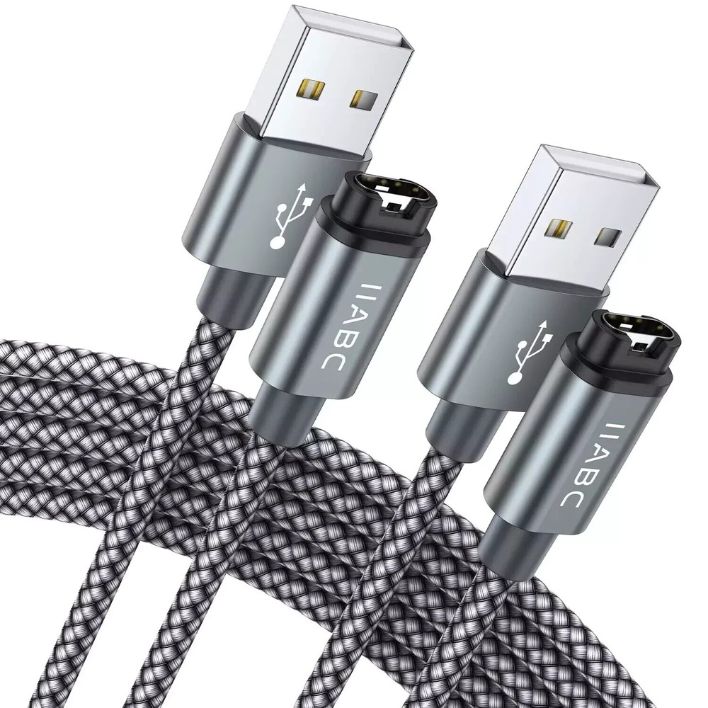 Compatible for Garmin Watch Charger Cable (2 Pack)