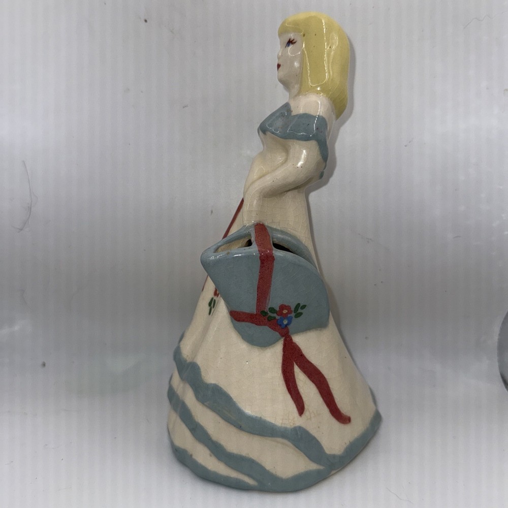 Vintage Weil Ware Ceramic Lady Planter/ Vase