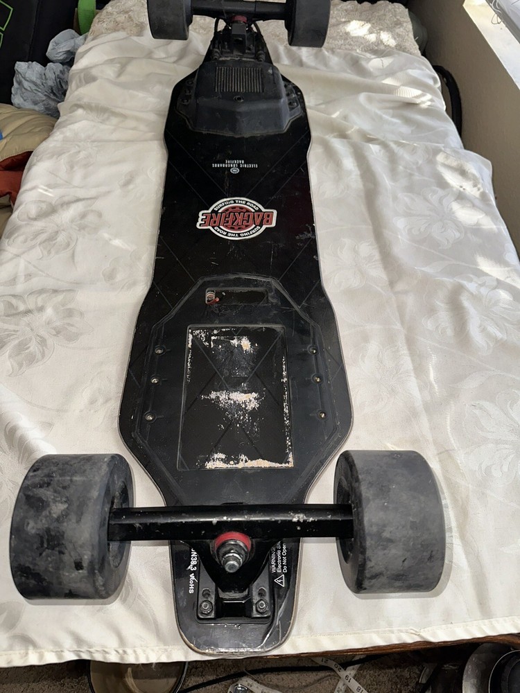 Backfire Electric Longboard Missing Parts Not Tested
