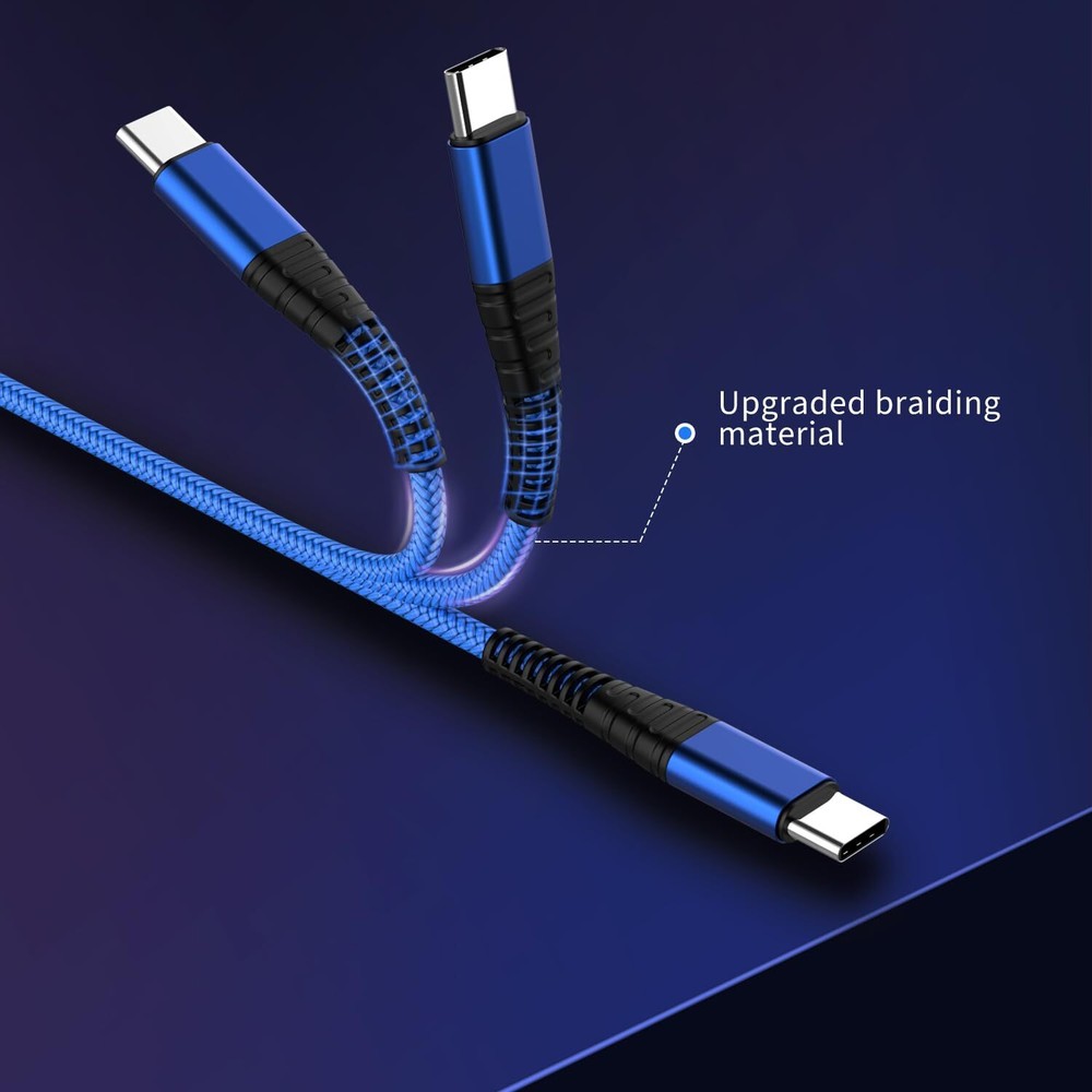 For Apple iPhone 16 Pro Max 15 Plus Charger USB Type C Cable Data Transfer Lead
