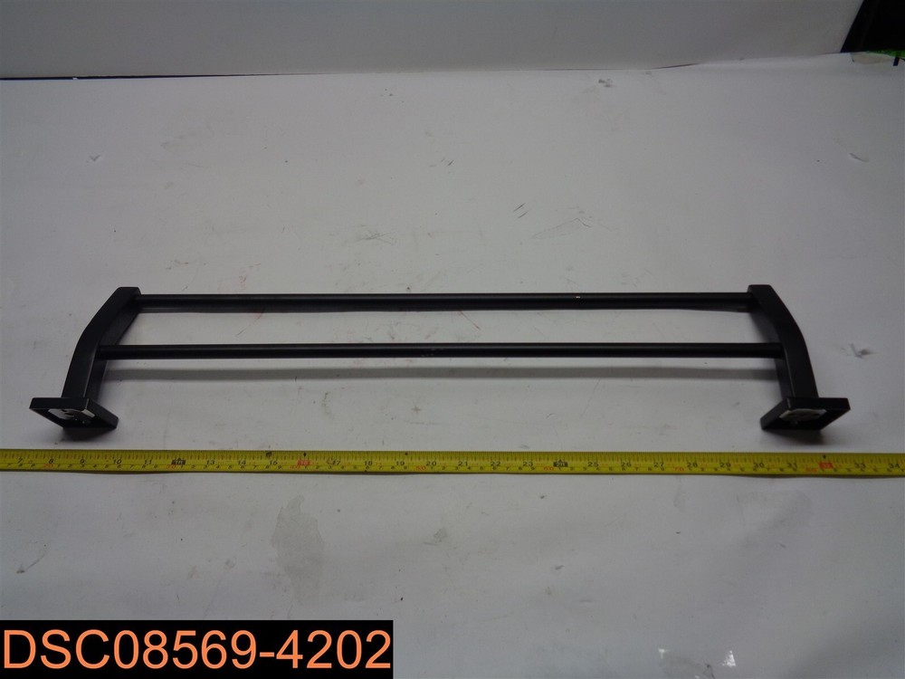 Double Towel Rack 23-1/2" Black Matte