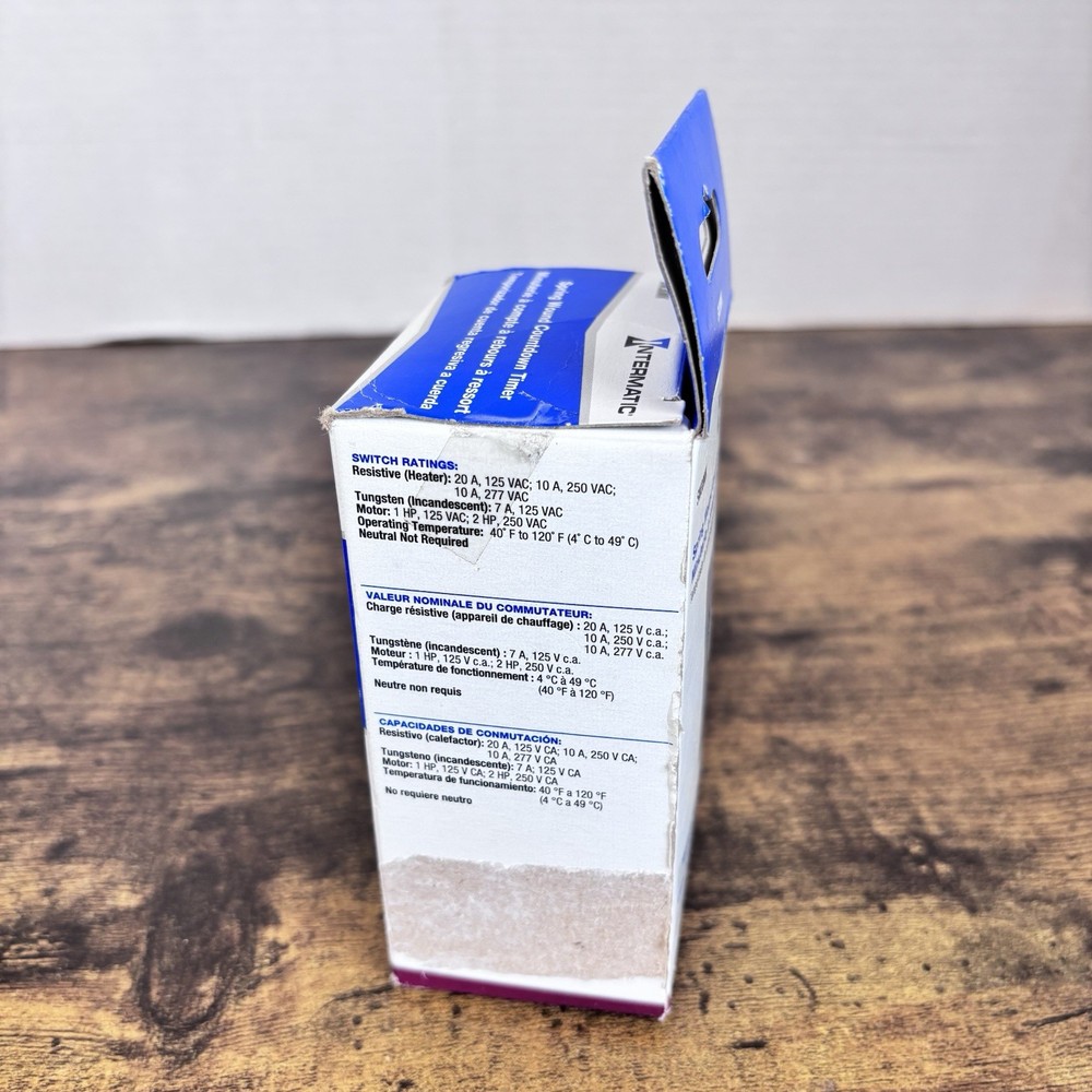 Intermatic SW30MK Spring Wound Countdown Timer 30 Minute Wall Switch Open Box