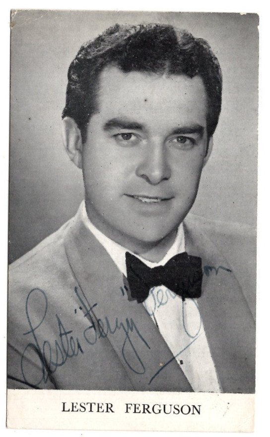 Lester Ferguson Signed Photo / Autograph Opera Singer