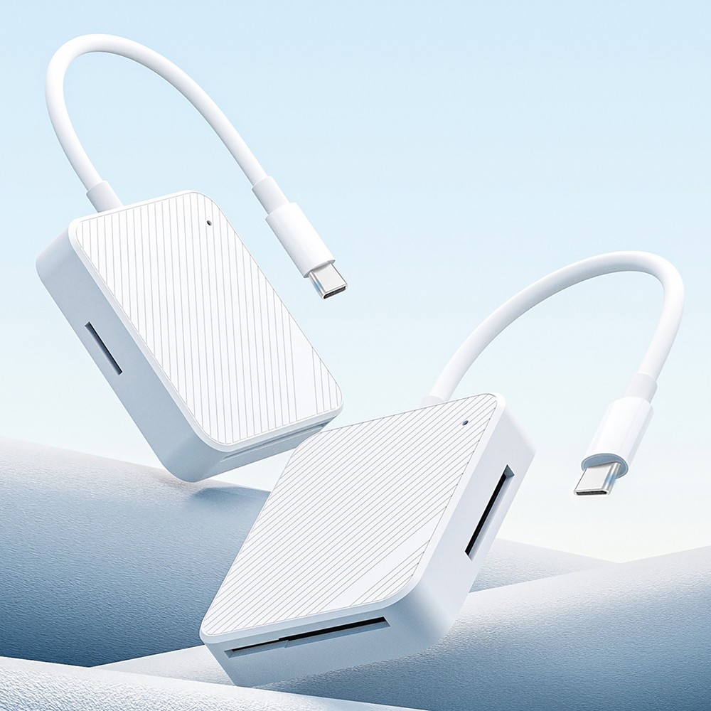 4-Slot USB-C M2 SD SM XD Card Reader Compact Flash Reader Memory Card Adapter